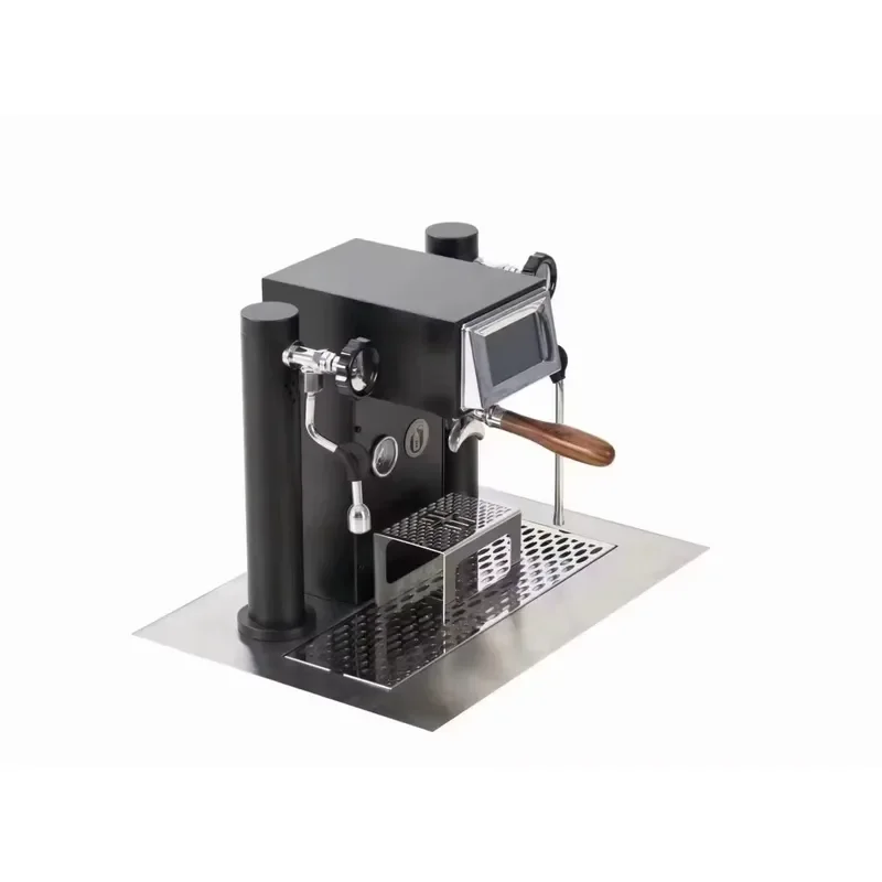 Professional 220V Stainless Steel Programmable Espresso Machine 9 Bar Touch Screen Display Semi-Automatic for Hotels Electric
