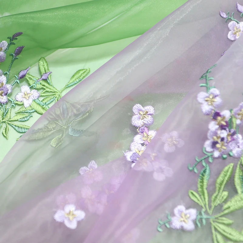 100*150 سنتيمتر الصناعة الثقيلة التطريز النسيج النمط الصيني تول الغزل مصمم النسيج DIY بها بنفسك الخياطة شيونغسام Hanfu فستان زي #5