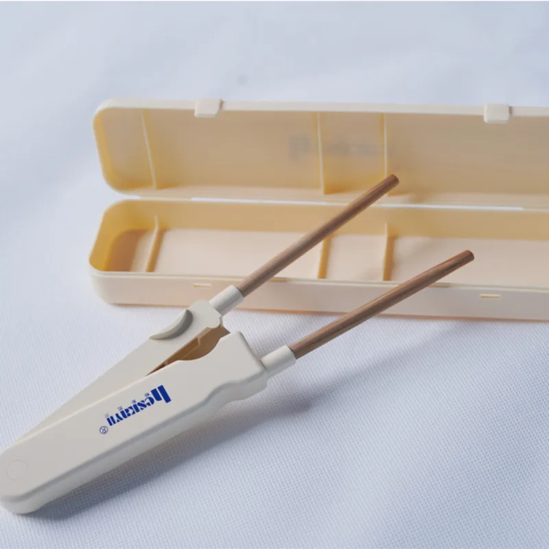 Elderly Feeding Chopsticks Automatic Food-Grabbing Sticks Anti-Shake Chopsticks for Disabled Food-Safe Convenient Eating Aid