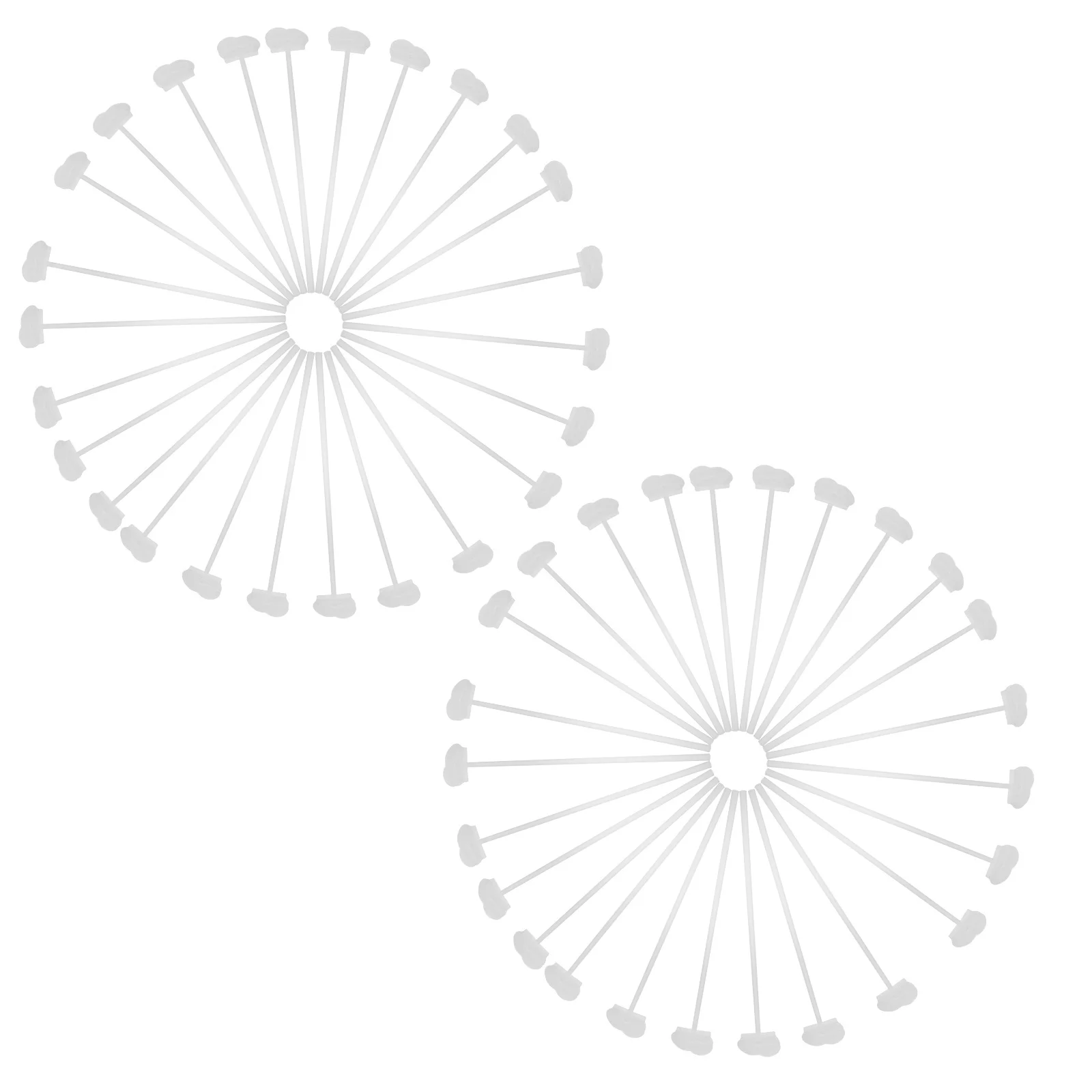 

50Pcs Indoor Balloon Accessories Plastic Clips and Holders for Birthday Wedding Graduation Shower Party Decoration