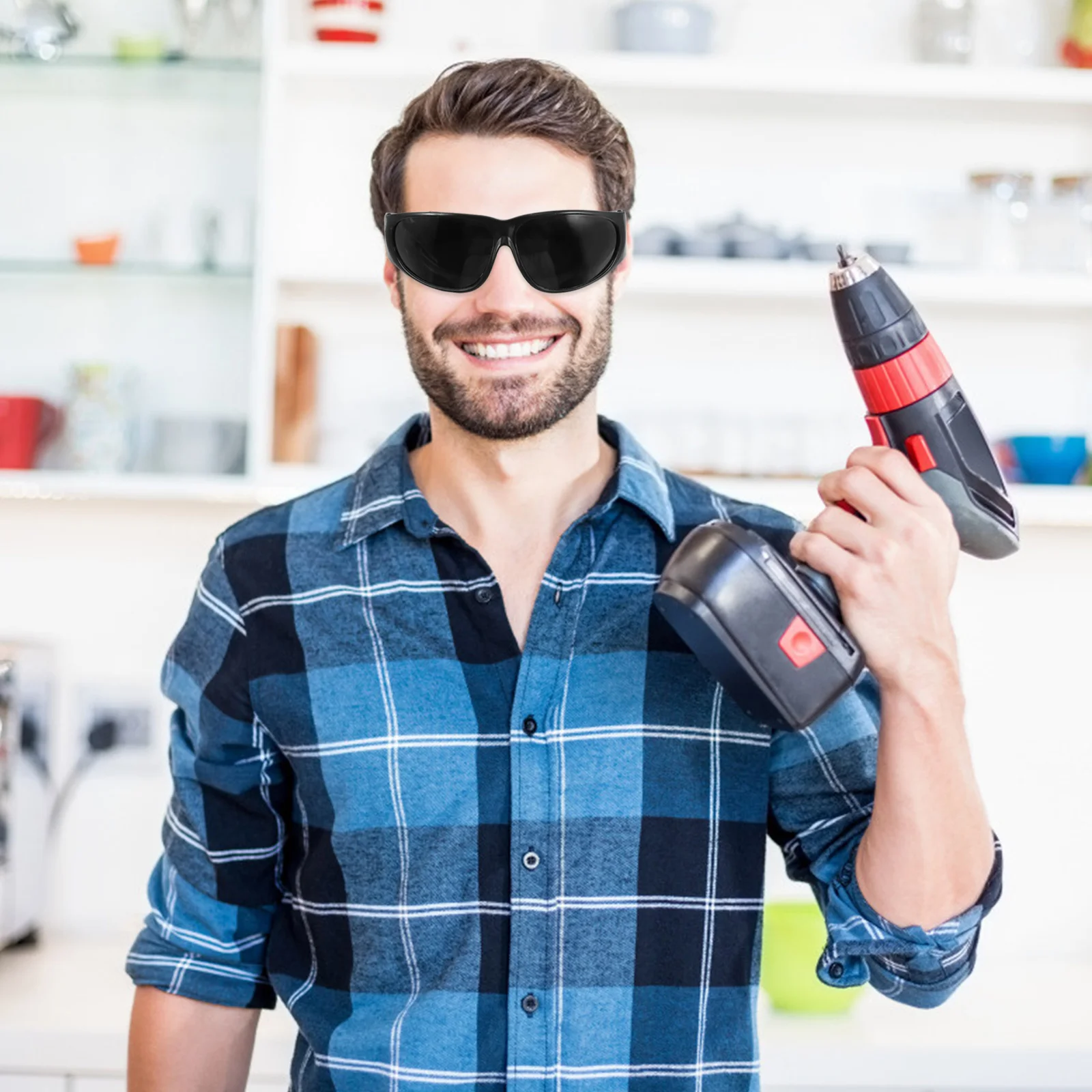 Lunettes de soudage, 6 pièces, protection pour les yeux, soins de sécurité au travail