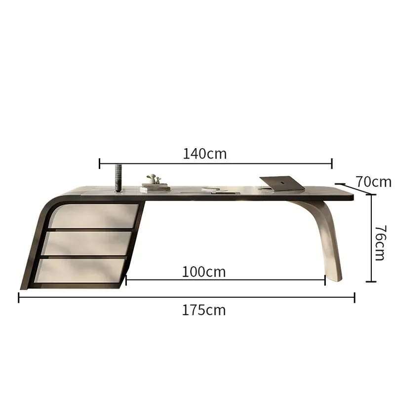 Scrivanie da ufficio Scrivania da lavoro Camera da letto Midi Forniture automatiche Accessori Configurazione computer Mobili angolari Tavoli elevabili economici