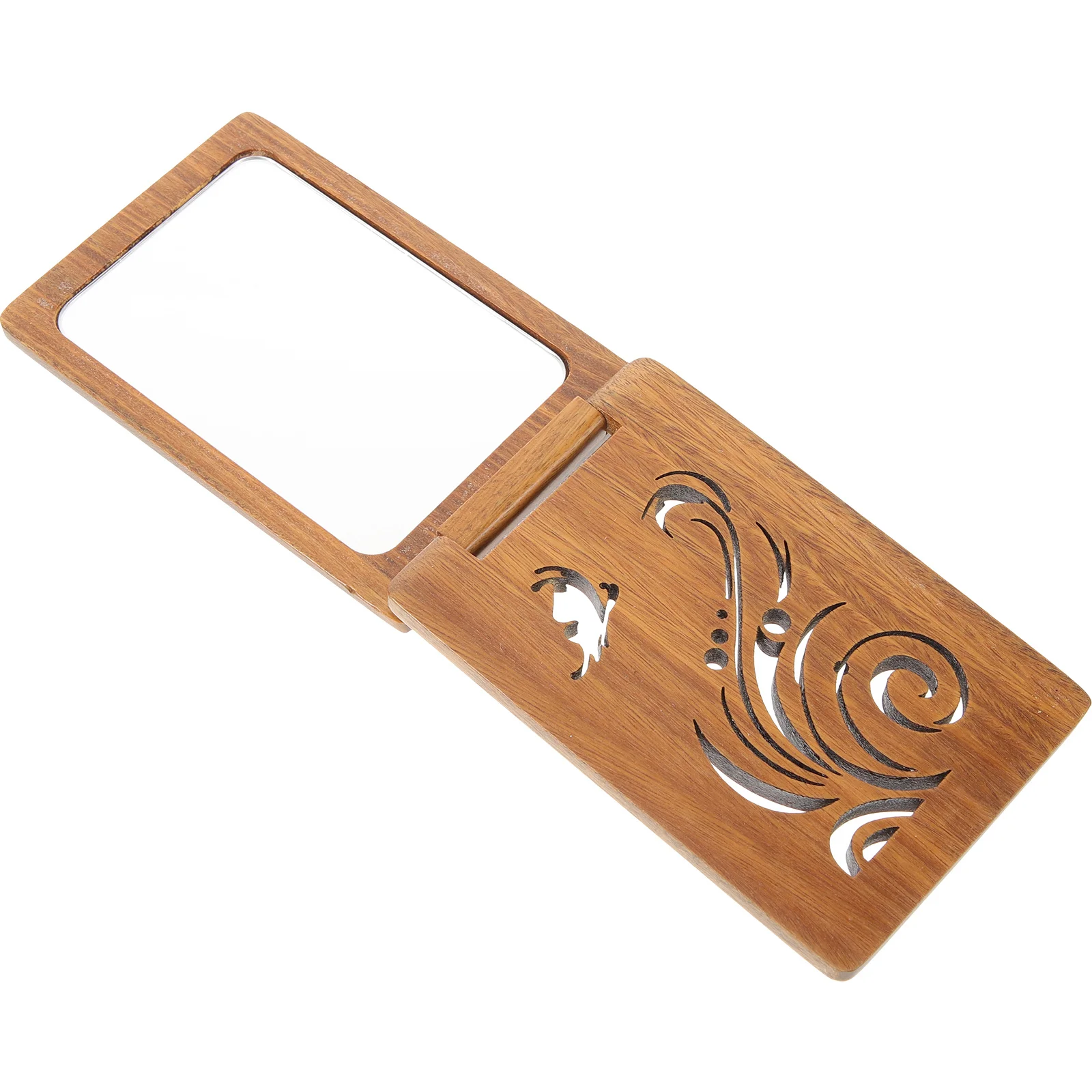 Maquiagem portátil compacto dobrável para viagens pequeno bolso leve mini espelho para bolsa presente feminino espelho de maquiagem compacto