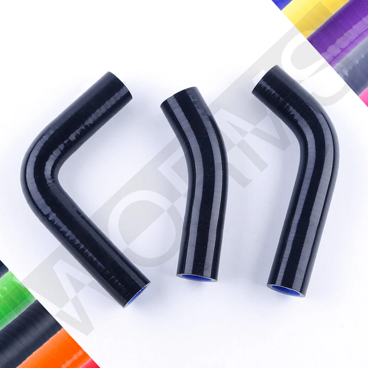 For Yamaha  RD250 RD350 LC 4L0 4L1 Silicone Radiator Hose Coolant Kit