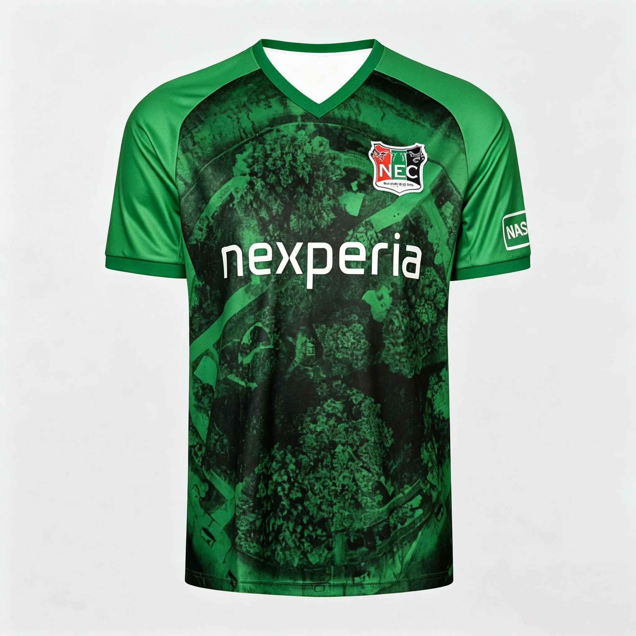 NEC Nijmegen 26-27 Neue Saison 3D-Druck Heim- und Auswärtstrikots Schnell Trocknend Atmungsaktiv Kurzarm Sport-T-Shirt – Detail 3