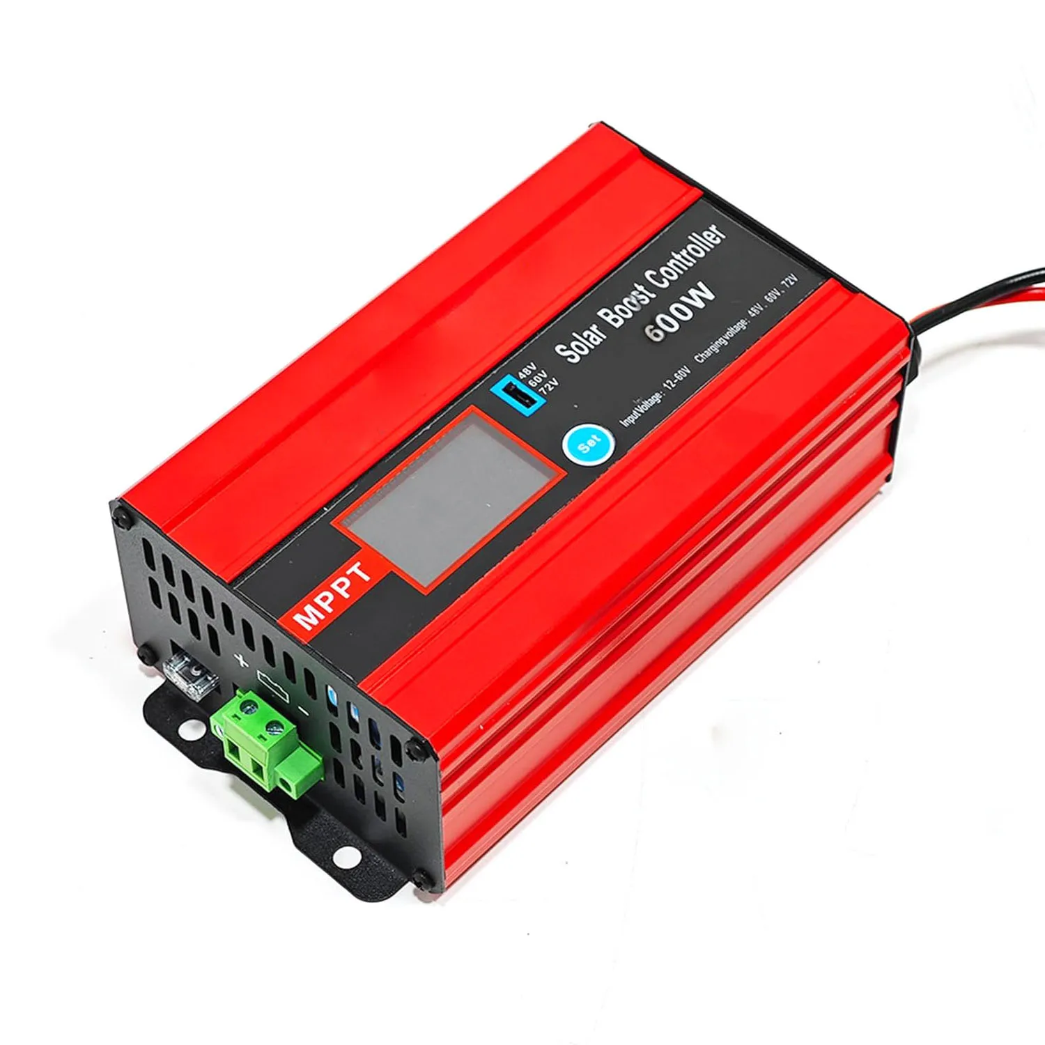 Fonsoul Solar Boost Controller Adjustable 48V 60V 72V MPPT Controller 600W Maximum Input Current 15A DC Booster Lifepo4 Battery