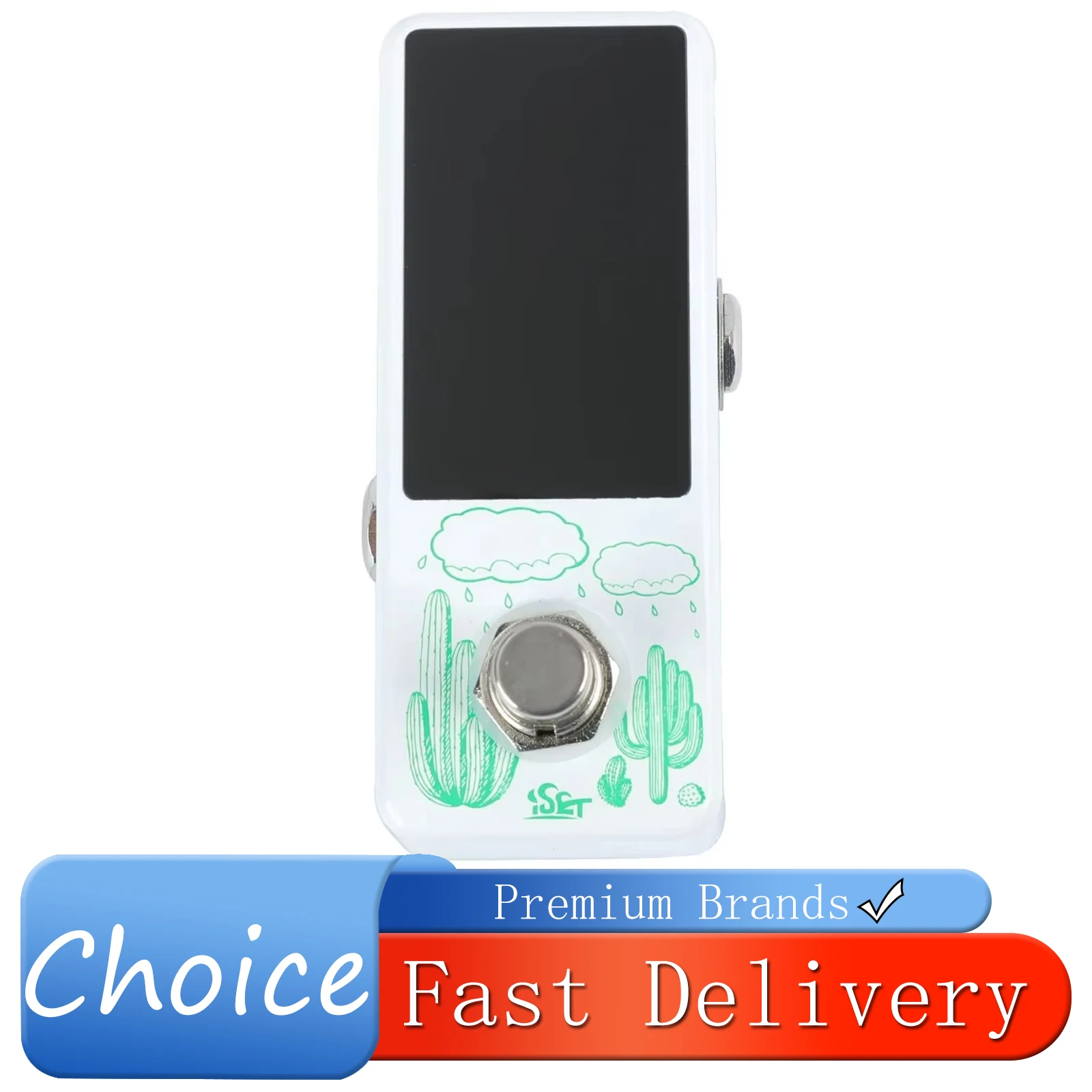 

Гитарная педаль-тюнер ISET PD-14: высокоточный хроматический автоматический тюнер с ЖК-дисплеем для гитары, баса, скрипки, с функцией True Bypass