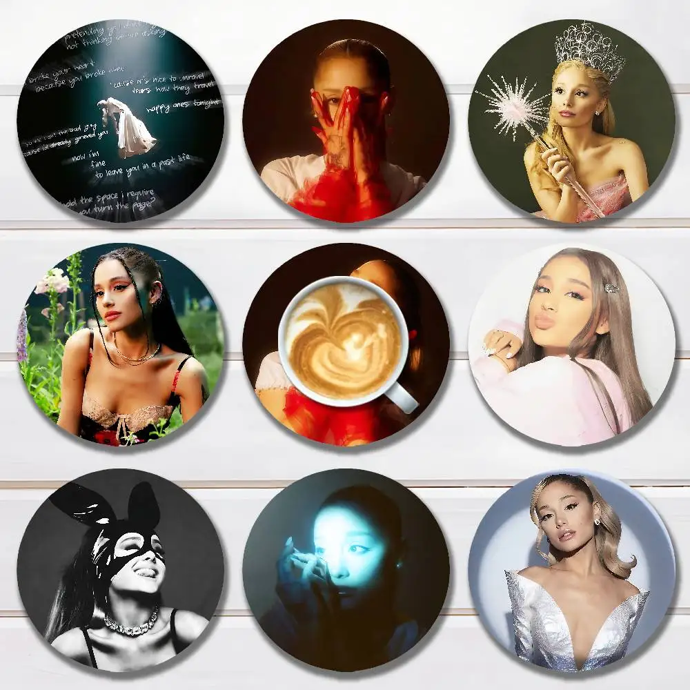 

A-Arianas Eternal Sunshine Round Wooden Coasters For Cute Design Suitable for Drinks Tea,Coffee Home Perfect Gift