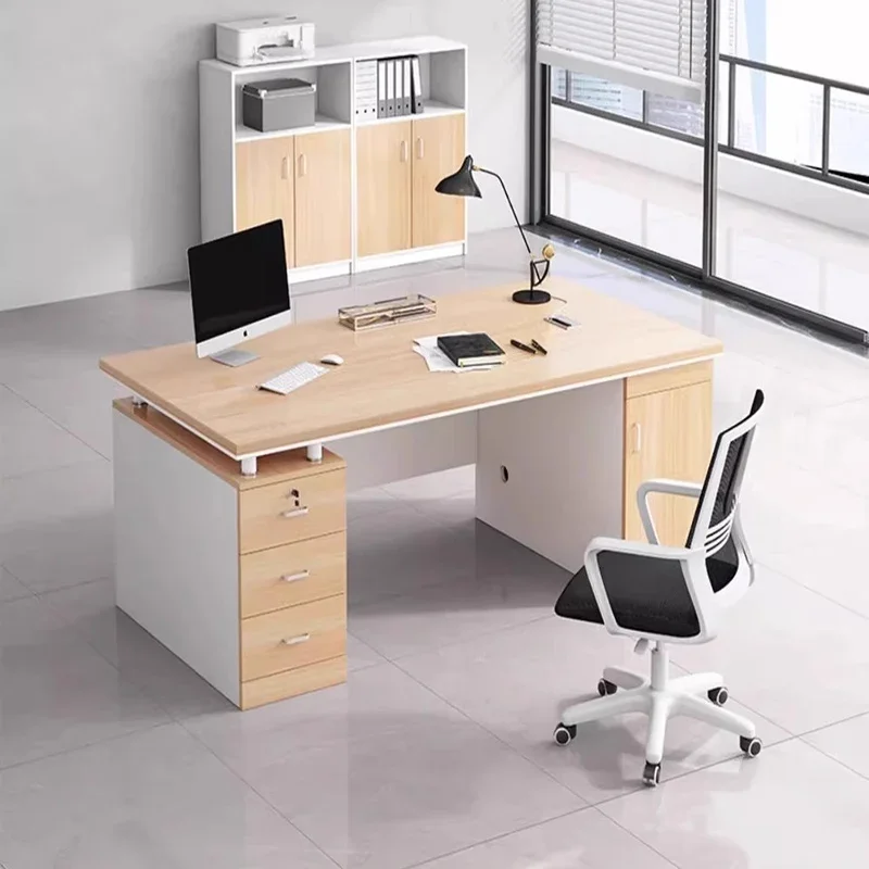 

Desk Office Corner Gaming Tables Conference Organizer Study Table L Shaped Modern Minimalist Home Simple Workstation Bedroom