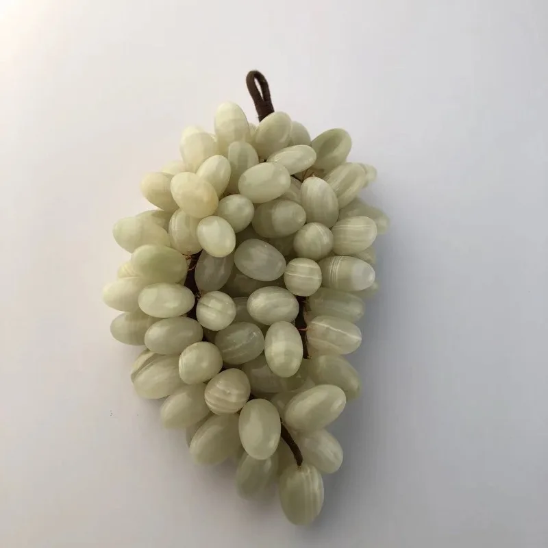 لوحة كريستال طبيعية منزل سطح المكتب الحلي الحرفية الأفغانية اليشم خزانة مشروبات زينة المعلقات #4