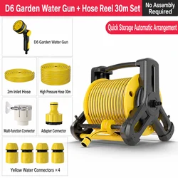 DIVEDEER 20M/30M garden watering hose car washing high-pressure and powerful nozzle water gun hose gardening hose set