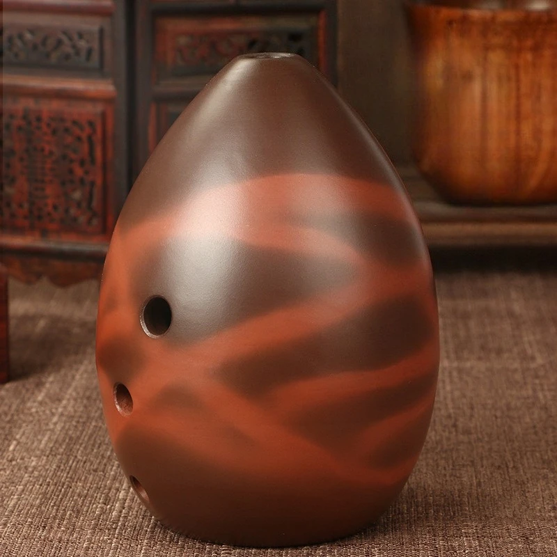 

8-луночная окарина, профессиональная гончарная флейта F Tone для начинающих и взрослых, китайская традиционная портативная этническая флейта Xun