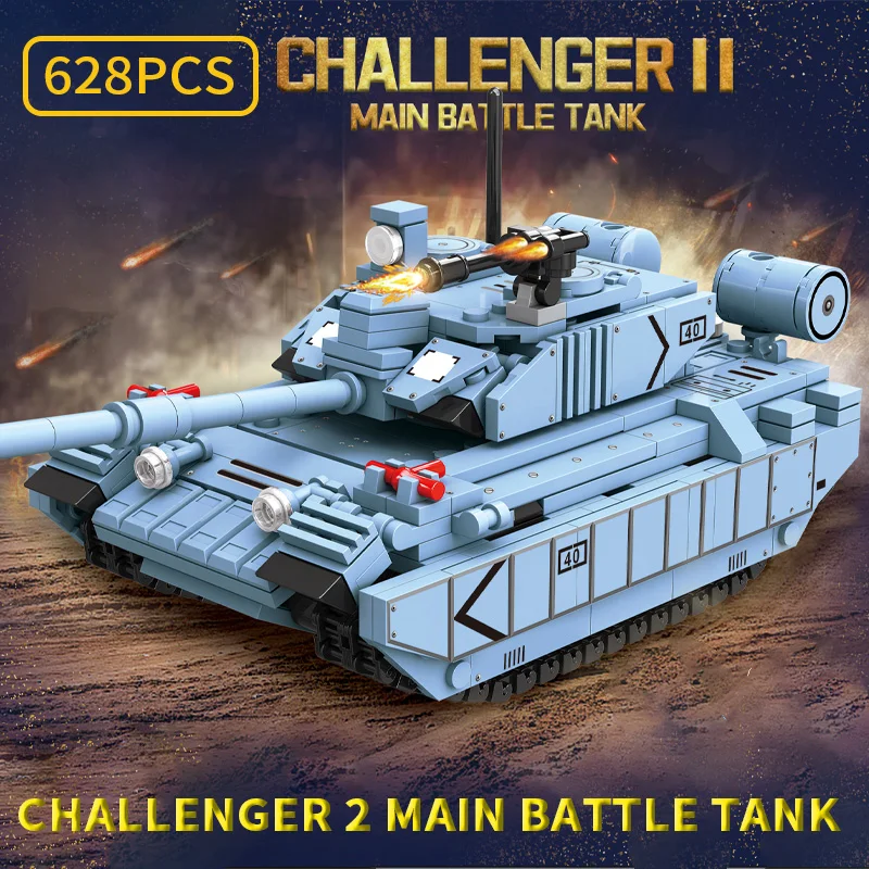 Puzzle Toys Machine Model Tank Building Blocks Kit Vehicle Bricks Children Intelligence Assembled Toys For Boys Christmas Gifts