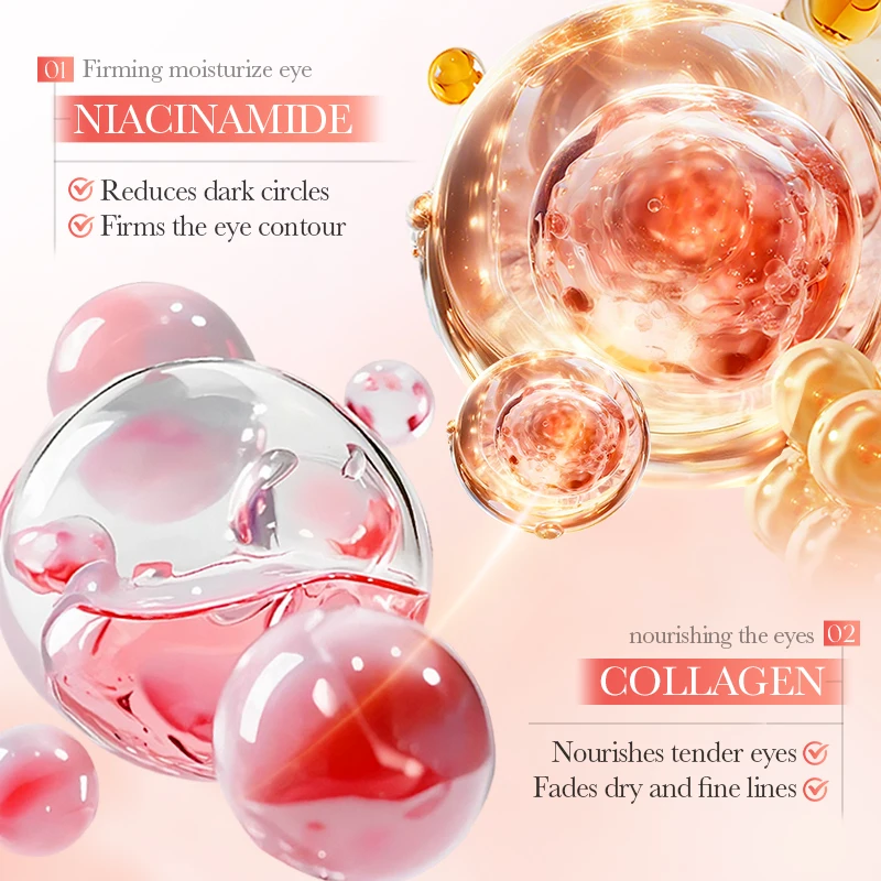 SADOER Niacinamide Eye Cream, Collagen Hydrating, Refreshing and Non-Sticky, Firming Skin, Anti-Wrinkles and Anti-Dark Circles - view 3