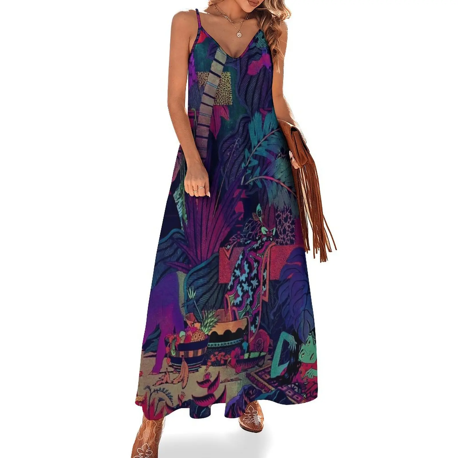 

Glass Animals Sleeveless Dress womens clothing cute dress luxury evening dress woman for wedding dresses
