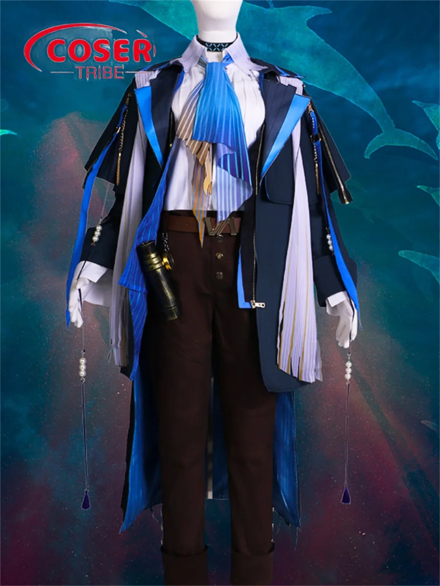 Coser Stam Anime Game Arknights Lumen Pak Halloween Carnaval Rol Cosplay Kostuum Complete Set