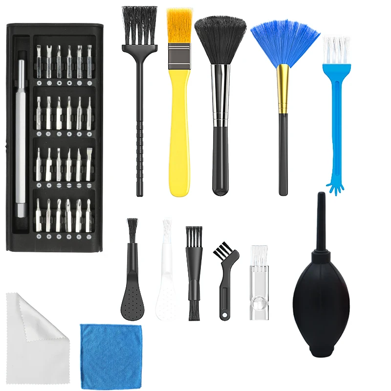 Набор для чистки клавиатуры цифровой зеркальной камеры ноутбука, выдув воздуха, подходит для Sony Canon Nikon, набор тканей для чистки объектива