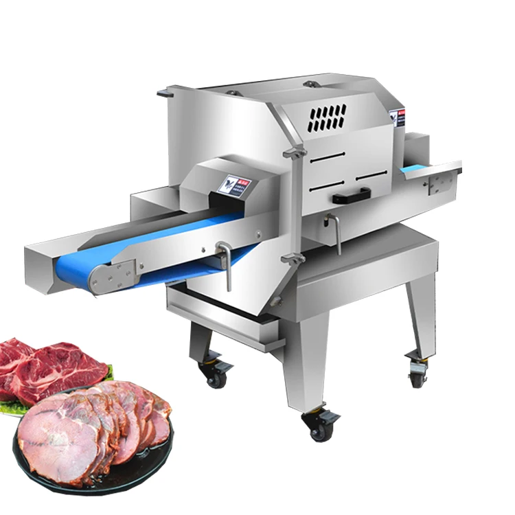 304 Stainless Hot Sale Meat Slicing Machine Full Automatic Potato Slicing Machine Meat Slicer for Industrial