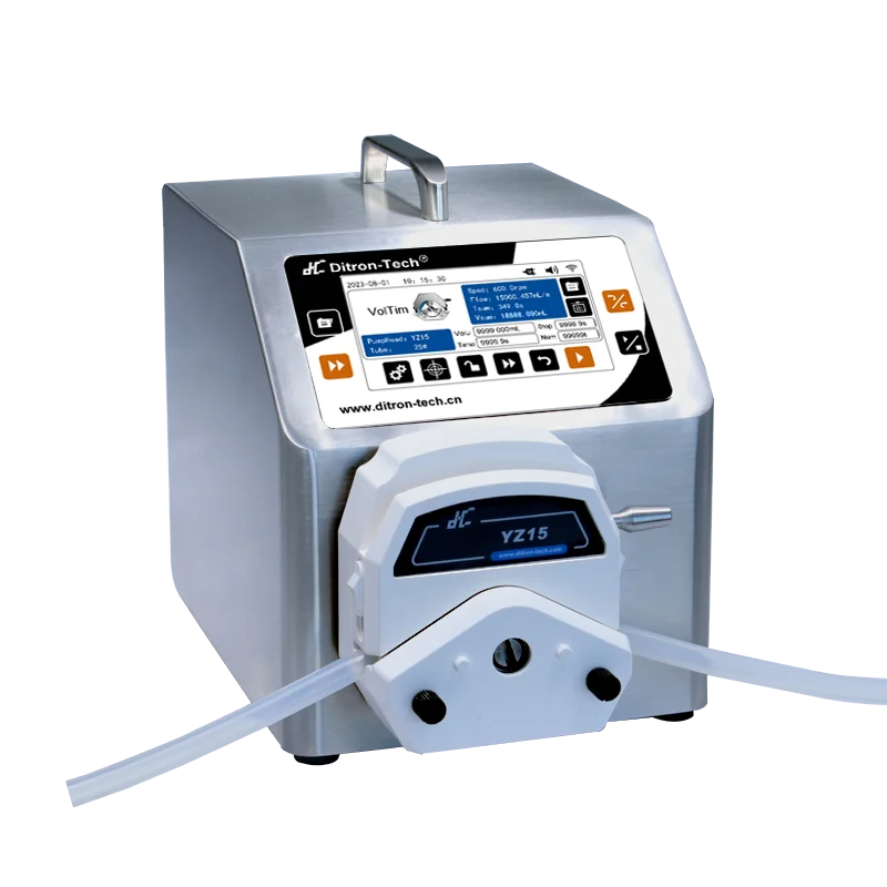 Ditron Touch Screen Servo Motor High Precision Semi Automatic Beverage & Chemical Filling Machine