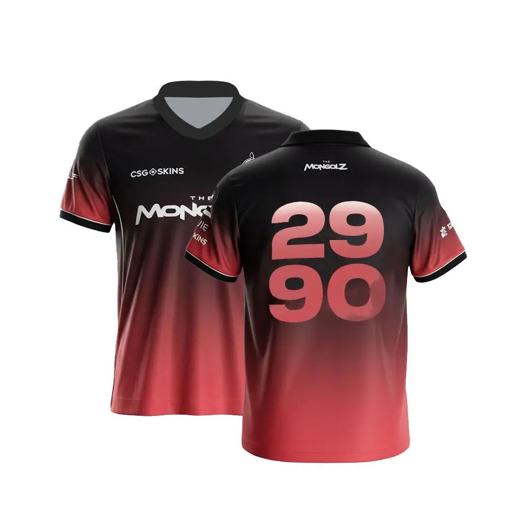 

Футболка для тренировок команды The Mongolz Esports Team 2026, модель 2990, для игроков CS2 Major Pro League, с возможностью индивидуального дизайна, для фанатов
