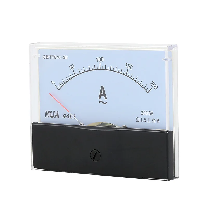 44L1 DC AC Analog Ammeter Pointer Meter 1A 2A 3A 5A 10A 15A 20A 30A 50A 100A 200A 250A 300A 400A 500A 600A 800A Current Meter