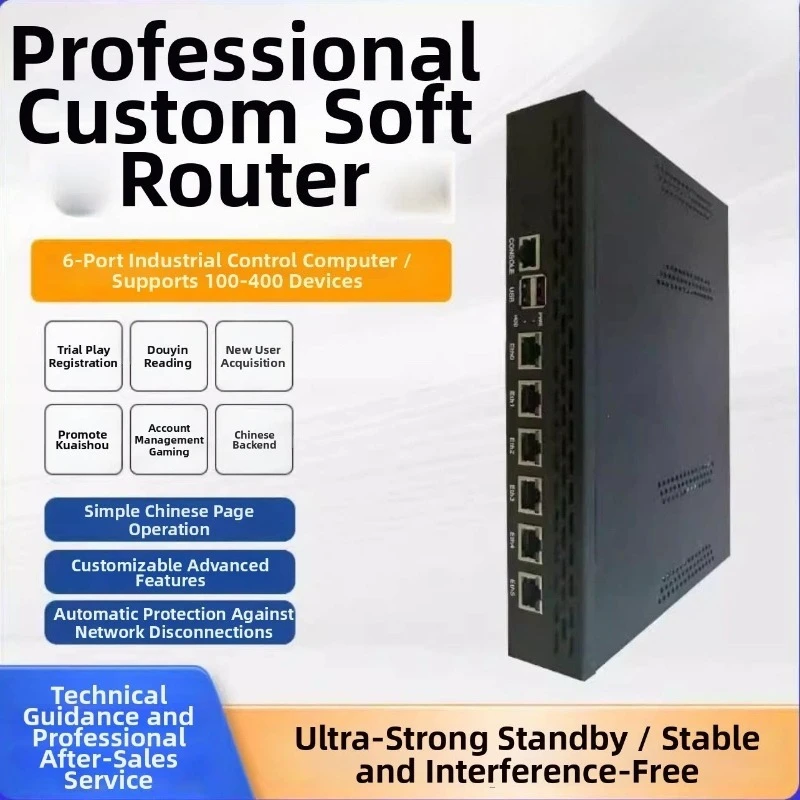 Wireless WiFi ROS Soft Router Automatic MA-C IP Change Studio Matrix Multi-Account Farm Box