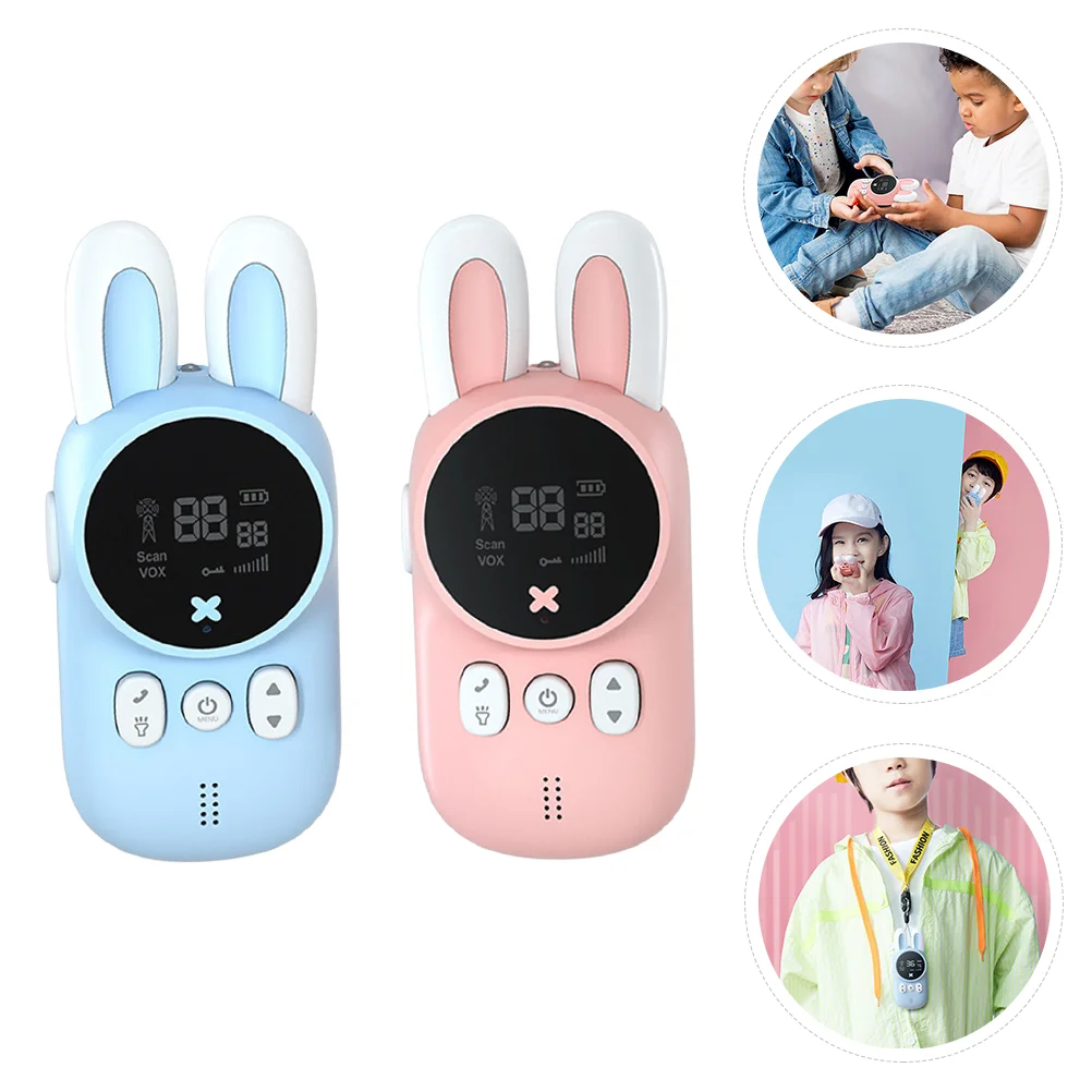 Bunny Walkie- Low Emission Interphone for Kids Clear Talkies Plastic Toys