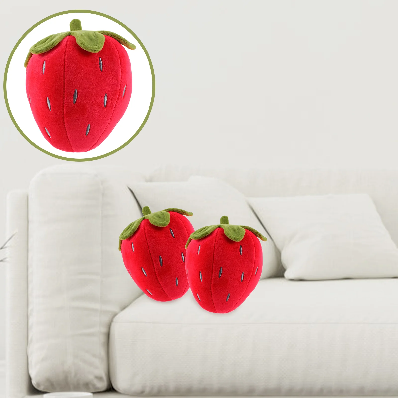 

Body Child Pillow Bubble Tea Kit Strawberry Baby Shower Banner Sofa Decorations