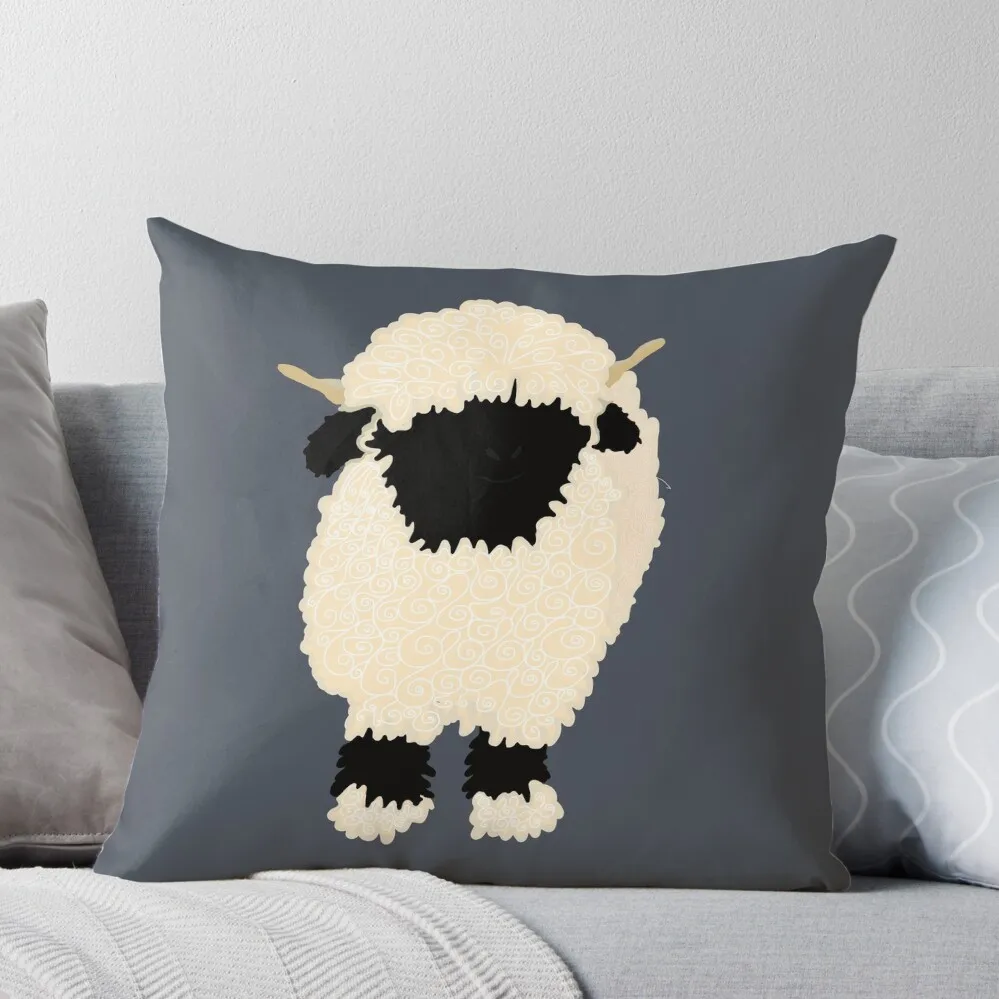 

Black nose valais sheep Throw Pillow Decorative pillowcase Christmas Pillow Cases Christmas Pillows