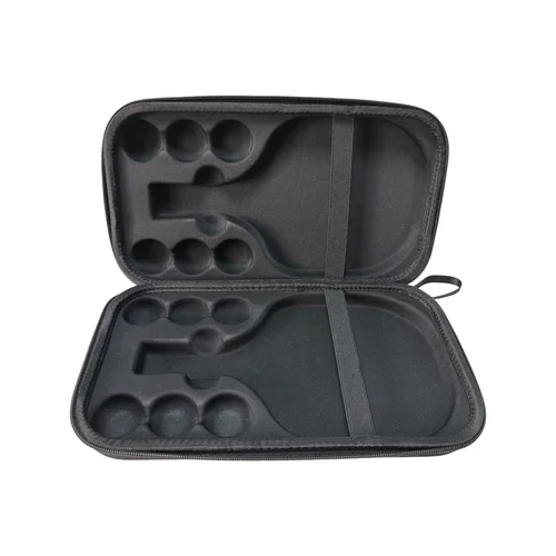 Bolsa para raqueta de tenis de mesa, carcasa dura portátil, bolsa de almacenamiento deportiva anticaída y resistente al desgaste