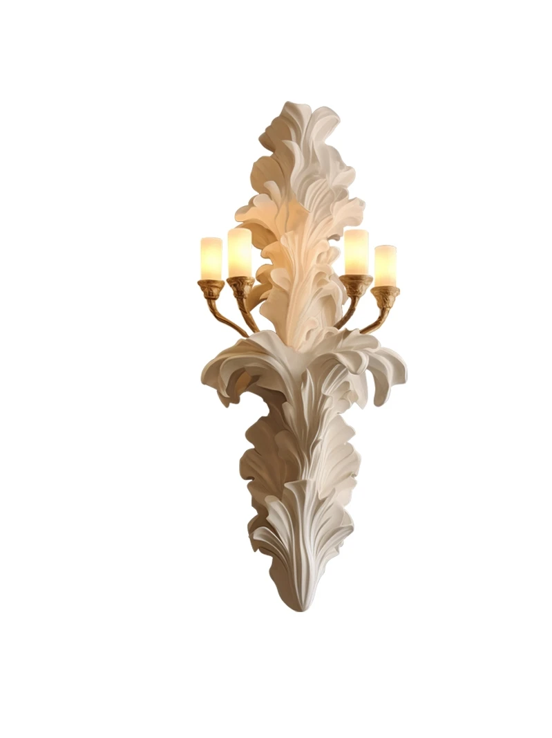 Cream Style Living Room Retro Gypsum Lamp