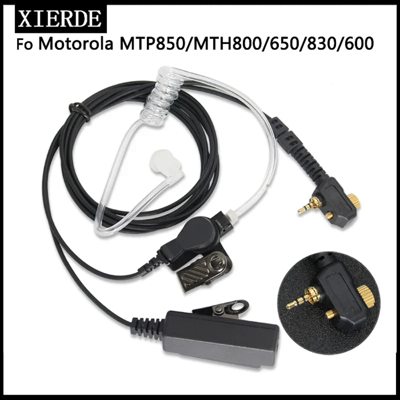 

XIERDE Earpiece For MTH850 MTP850 Earphone Air Tube Earpiece Motorola two way Radio MTH600 MTH650 MTH800 walkie talkie Headset