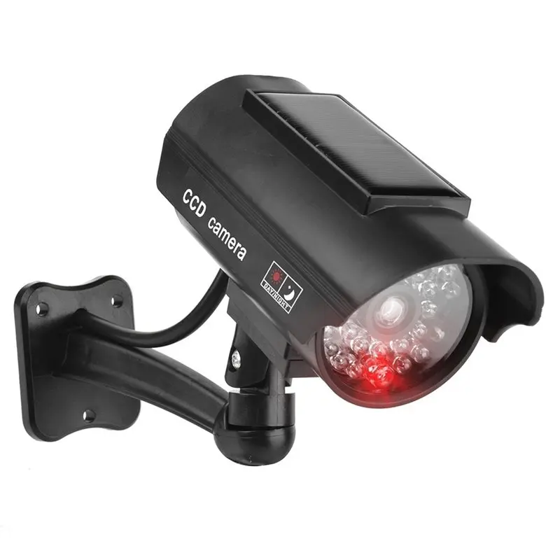 a52t-ダミー-cctv-カメラ耐候性偽監視用赤色-led-ライト点滅-cctv-セキュリティカメラ屋内または屋外での使用