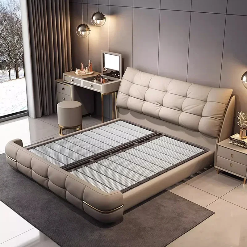 سرير آمن متنقل لغرفة نوم مزدوجة للأطفال فاخر وحديث بتصميم فردي سرير تدليك متعدد الوظائف أثاث فندق Cama Solteiro #4