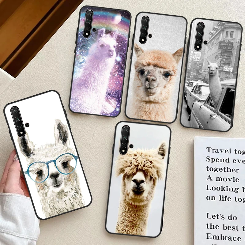 Lama Llama Alpaca Fundas For Huawei Nova 5T 10 9 SE 11i 8i 3i Y90 Y91 Y70 Y60 Y61 P40 Lite P60 P30 Pro Case