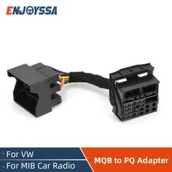 MQB to PQ Platform RCD510 RCD330 Plus Quadlock Connector Adapter Cable for VW Tiguan Passat Adapter Quadlock MQB to Quadlock PQ