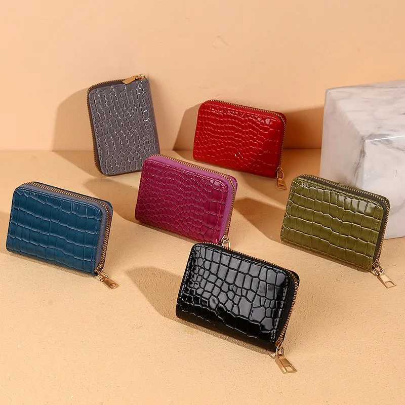 

Fashionable Stone Patterned Wallet Short, Large Capacity, Multi Slot Card Bag, Multifunctional Zero Wallet
