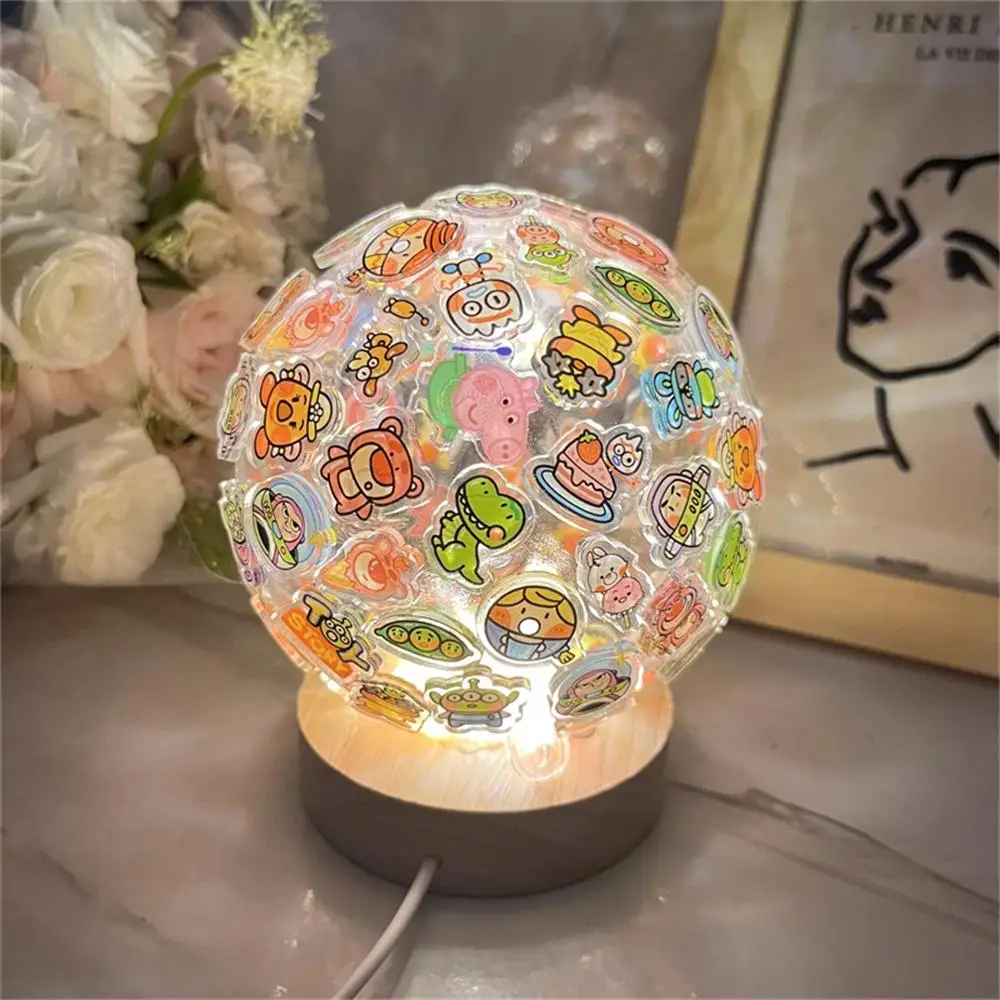 Imagem -04 - Patch Acrílico Handmade Night Lamp para Crianças Candeeiros de Mesa dos Desenhos Animados Toy Story Faça Você Mesmo Hot Movie Brinquedos Engraçados