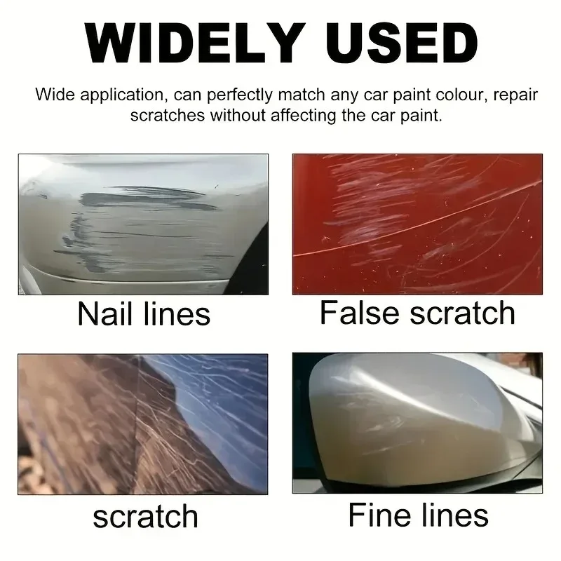 KJM 120g autokrasreparatiewas - eenvoudige doe-het-zelf-toepassing, professionele verfkrasverwijdering, herstelt glans en beschermt de afwerking