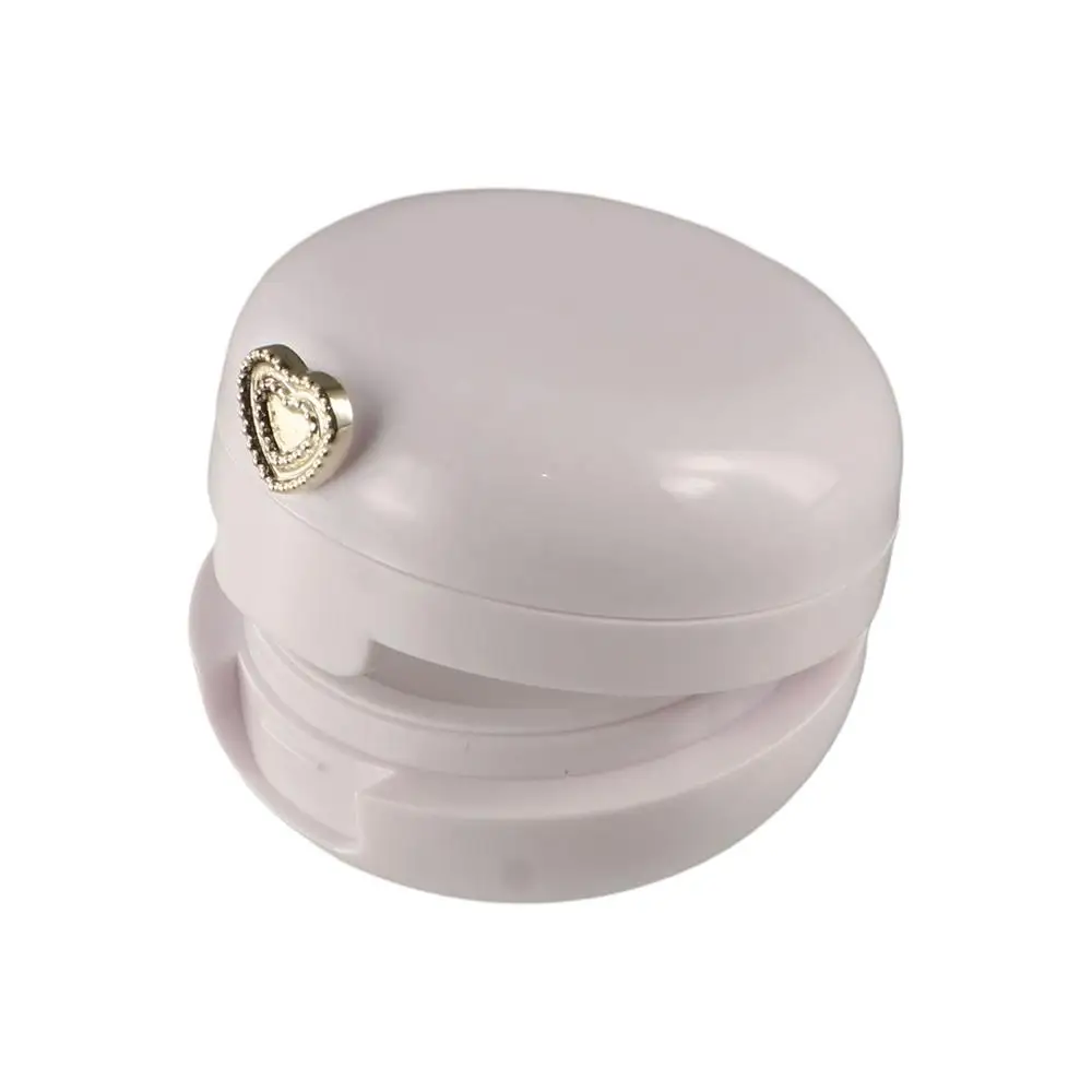 

Travel Lip Sleeping Mask Container Small Mirror Compact Empty Refillable Lip Mask Pot Heart Detail With Brush Lip Mask Case