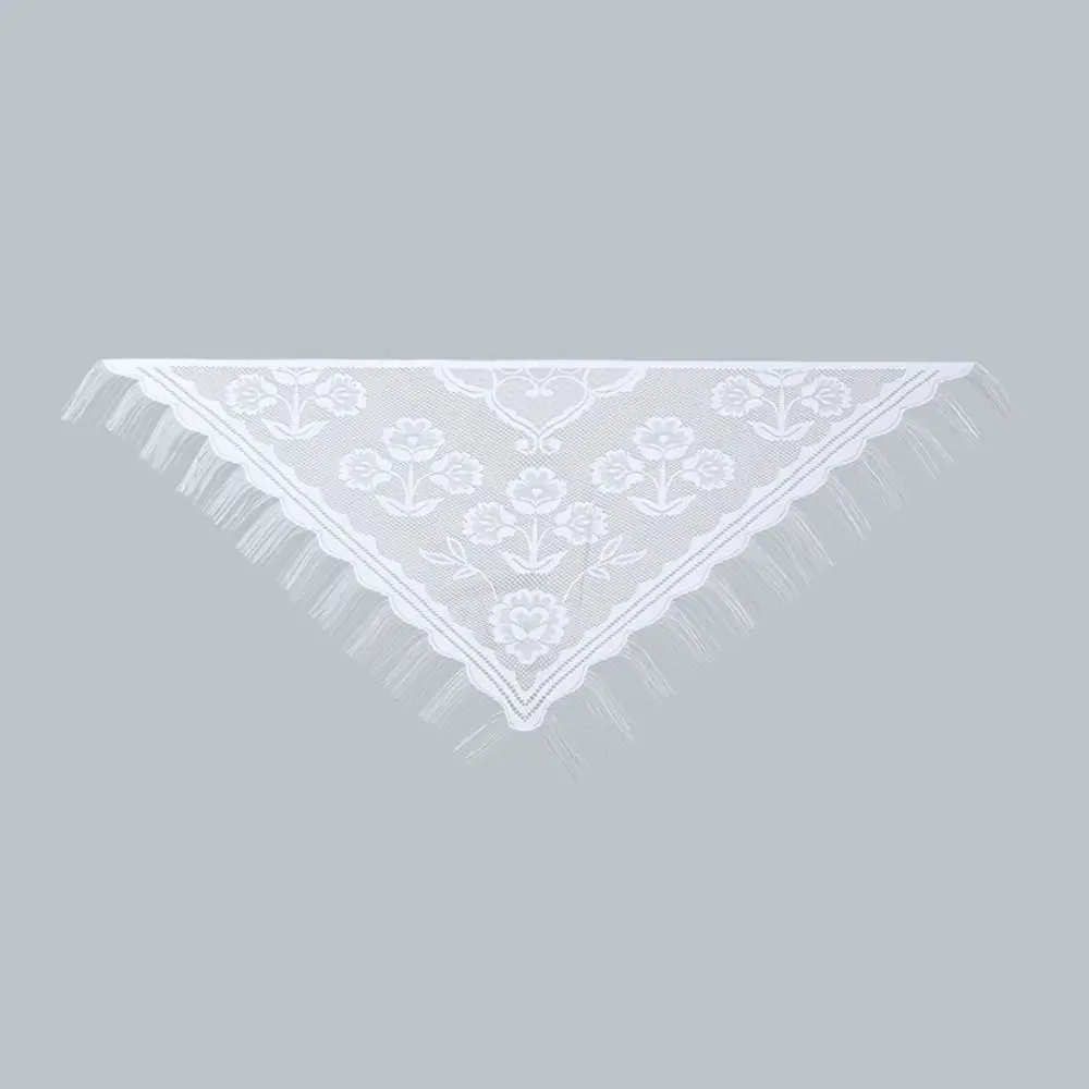 Fashion Polyester Women Shawl With Tassel Hollow Wedding Bridal Shawl Wedding Accessories Tulle Shawl for Party