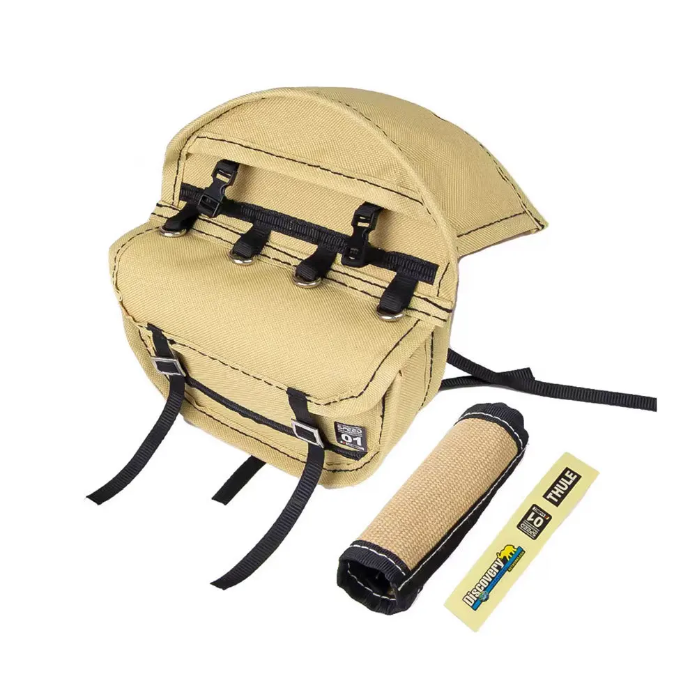 Housse de pneu de secours RC 1/8 1/10 pour Axial SCX10 TRX4 D90 | Sac de rangement de roue de simulation réaliste | Accessoires et décoration pour voiture sur chenilles