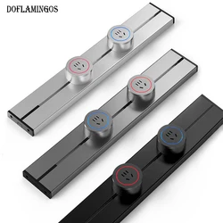 New Wall Power Track LED Socket EU UK Standard Universal Home Kitchen Bathroom Office Sockets Pop Replaceable High-end Quality