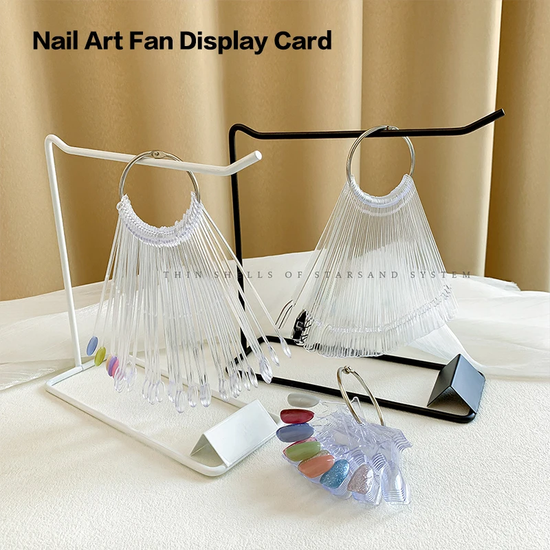 False Nail Art Color Card Display Stand Gel Polish Template Nail Art Tips Sample Stand Nail Polish Practice Shelf Manicure Tools