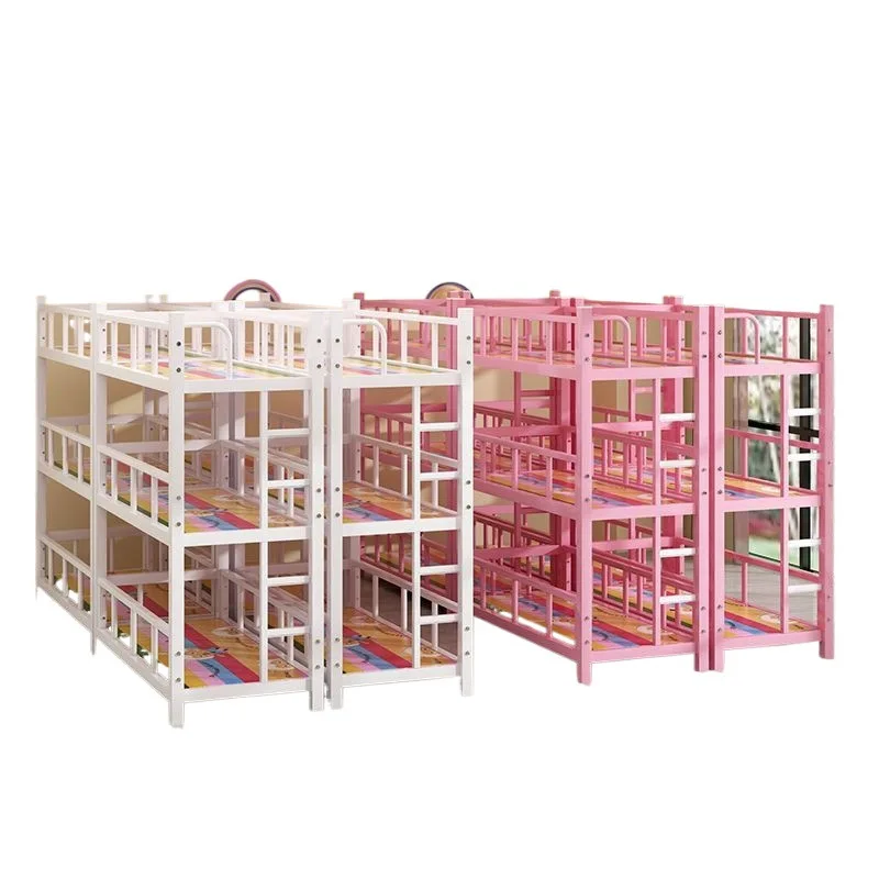Primary school students lunch care bed iron frame small dining table