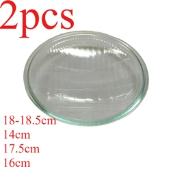 2pcs 17.5cm 14cm 16cm 2pcs for Jialing 70 JH70 Prince Suzuki Motorcycle Headlight Glass for GN125 HJ125-8 5 Inch 18.5cm