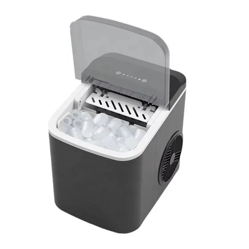 

【Hot】Popular Factory Automatic Small Ice Machine Self-Cleaning Function Mini Ice Maker Machine With Basket Scoop