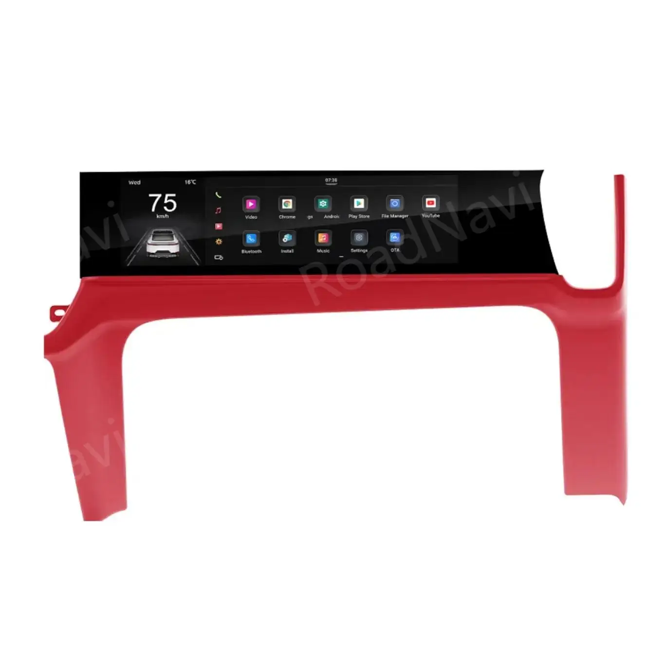 شاشة ترفيهية للركاب مقاس 16 بوصة مع راديو السيارة مع Carplay لبورشه كايين 2018-2023