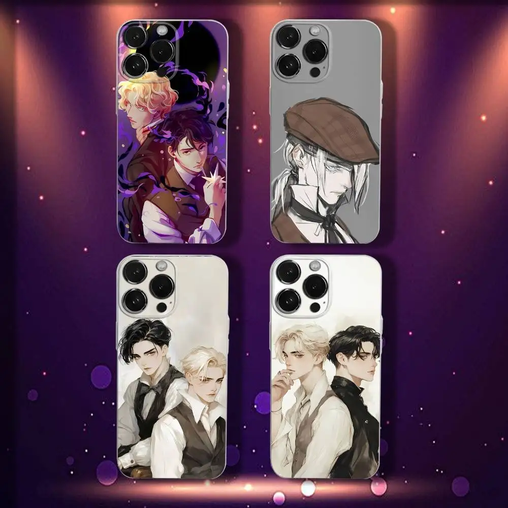 

Dark Novel Rise Will and James Phone Case For iPhone 17,16,15,14,13,12,11 Pro,Max,Plus,X,XS,XR,SE4,E Mini Transparent Soft Cover