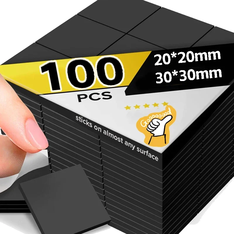 100/50 adet manyetik kare kendinden yapışkanlı levhalar yumuşak yapışkan mıknatıslar esnek DIY zanaat mıknatıs Sticker ev buzdolabı ofis için